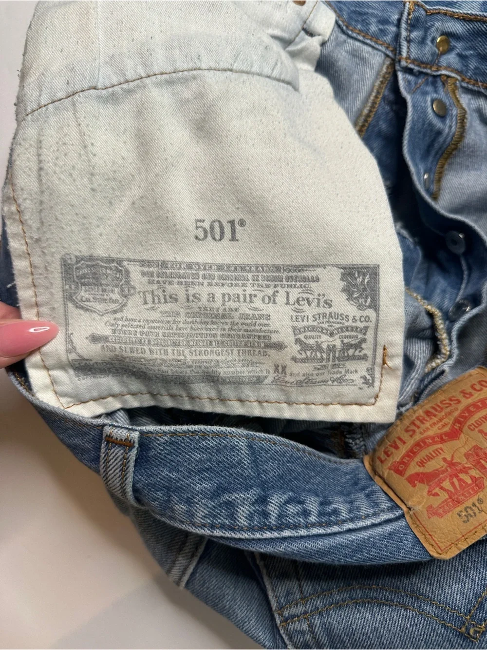 Levi's 501® Classic Straight Distressed Men’s Jeans 36x34